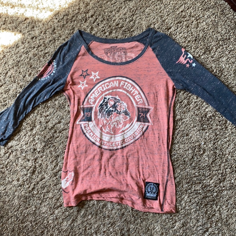 American fighter quarter sleeve